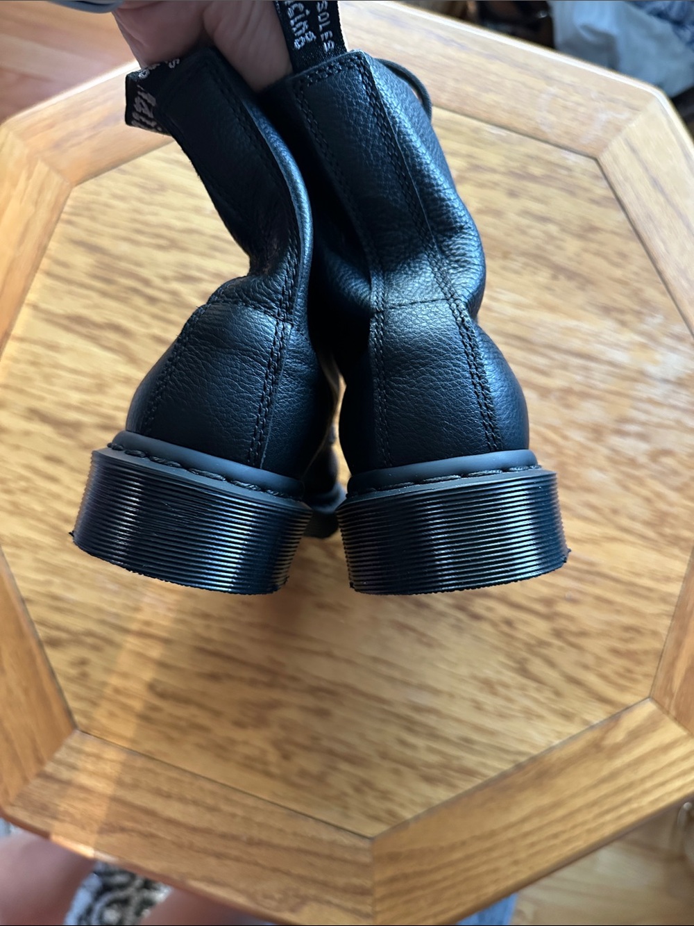 *DR. MARTENS* Men’s 1460 Pascal Virginia Leather Lace-Up Combat Boots Size 6 - Picture 9 of 15